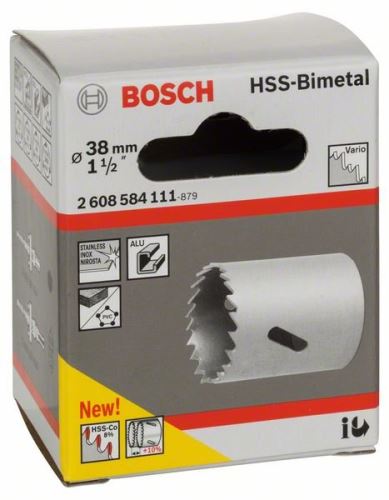 Perforator HSS-bimetal BOSCH pentru adaptor standard 38 mm, 1 1/2" 2608584111