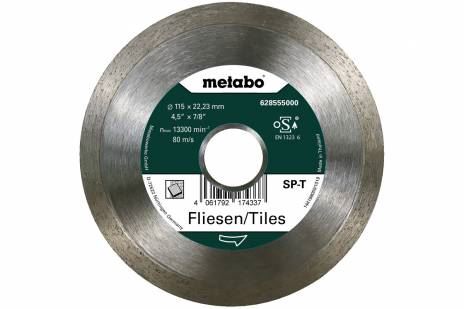 Disc de tăiere diamantat METABO Dia-TS 115x22,23 mm - SP-UT, gresie 628555000