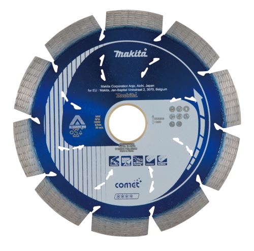 Disc de tăiere diamantat MAKITA Comet Rapid 125x22,23 mm B-12778