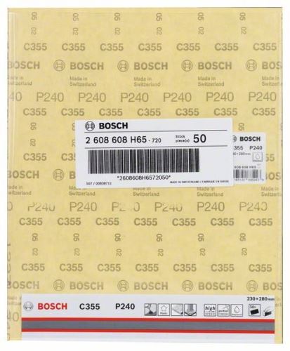 Hârtie abrazivă BOSCH C355 230 x 280 mm, 240 2608608H65