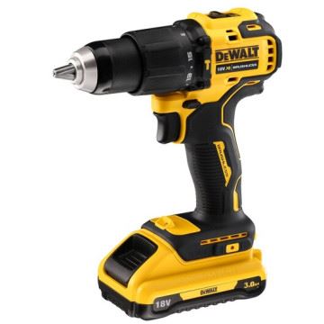 Mașină de găurit cu acumulator compactă DeWALT 18V XR (2 x 3 Ah) DCD709L2T