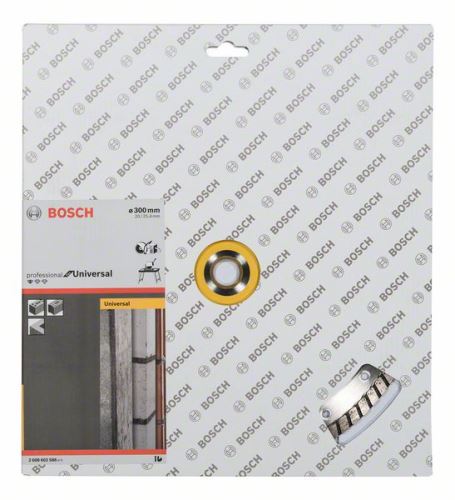 Disc de tăiere cu diamant BOSCH Standard pentru Universal Turbo 300 x 20/25,40 x 3 x 10 mm 2608602586