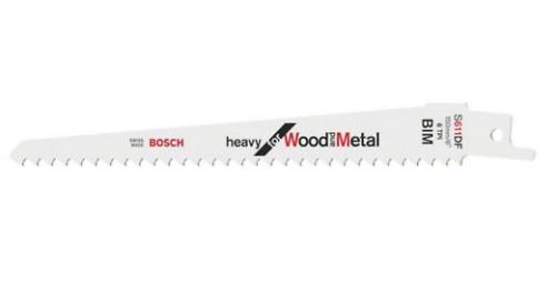 Pânză de ferăstrău BOSCH pentru ferăstrău S 611 DF Greu pentru Lemn și Metal (5 buc) 2608656258