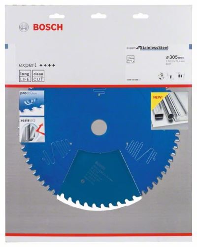 Pânză de ferăstrău circular BOSCH Expert pentru oțel inoxidabil 305 x 25,4 x 2,5 x 60 2608644285