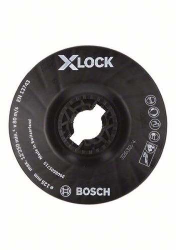 BOSCH X-LOCK Placă suport, medie 125 mm, 12.500 rpm 2608601715