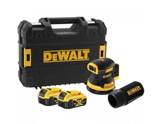 Polizor excentric cu acumulator DeWALT 125mm 18V 2x5.0Ah DCW210P2