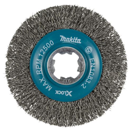 MAKITA sârmă de oțel disc perie-sârmă ondulată diametru 0,3 mm X-LOCK 115 mm D-73427