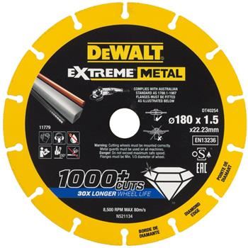 DeWALT Disc diamantat EXTREME METAL 230 x 2,1 mm DT40255