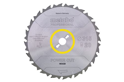 Pânză de ferăstrău METABO HW/CT 300 x 30 mm, 28 dinți 628014000