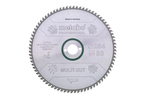 Pânză de ferăstrău METABO "MULTI CUT - PROFESSIONAL", 220 x 30 mm, 80 dinți, 10° 628084000