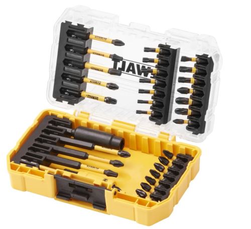 Set de biți DeWALT FLEXTORQ cu suport magnetic (32 buc) DT70743T