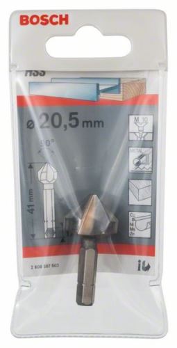 BOSCH Scufundare conică 20,5, M 10, 41 mm, 1/4" 2608597503