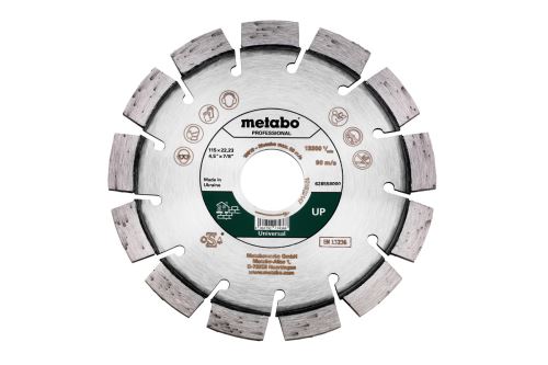 METABO Disc de tăiere diamant Dia-TS 115x22,23 mm - SUS, Universal, Profesional 628558000