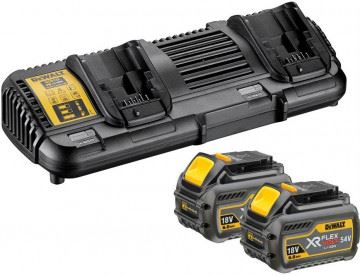 Încărcător DeWALT Flexvolt + 2x baterie Flexvolt 54 V DCB132T2