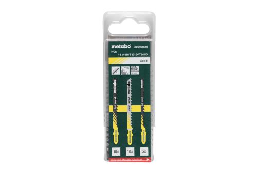 METABO Set pânze de ferăstrău 4, lemn (25 buc) 623698000