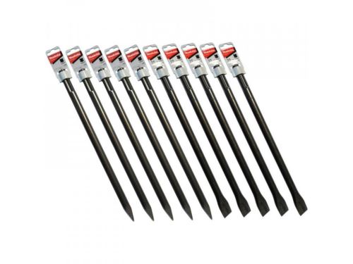 Set dălți MAKITA SDS-Max: 5x daltă ascuțită 400 mm, 5x daltă plată 400x25 mm, 10 buc D-35324-10