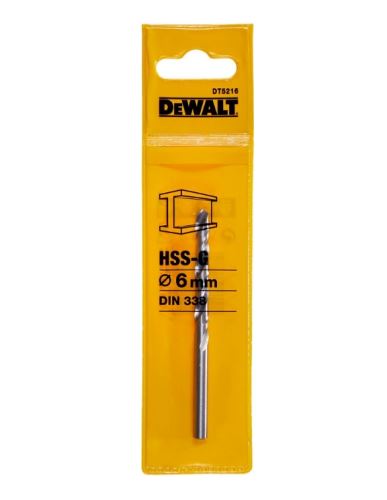 DeWALT Burghiu metal HSS-G 6 mm DT5216