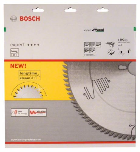 Pânză de ferăstrău BOSCH Expert pentru lemn 300 x 30 x 3,2 mm, 48 2608642508