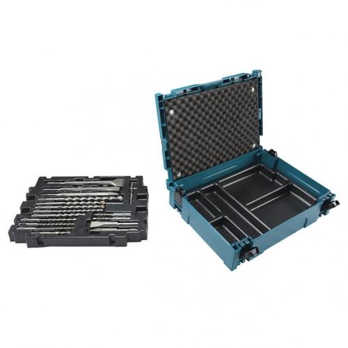 Set de găurit și daltă MAKITA SDS-Plus Makpac 17 buc B-53877