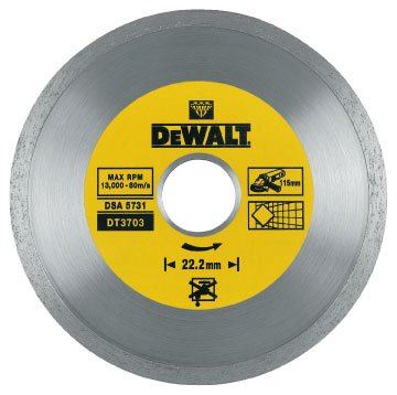 Disc DeWALT DIA pentru tăierea uscată a materialelor dure 125 mm DT3713