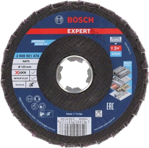 BOSCH EXPERT X-LOCK lamelar N475 SCM mediu125mm 2608901474