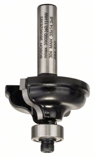 BOSCH Freză de profil A 8 mm, R1 4,8 mm, B 11 mm, L 14,3 mm, G 57 mm 2608628393