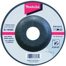 Disc de șlefuit MAKITA aluminiu 115x6x22,23 mm B-14560