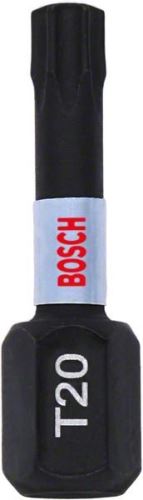 Bit de control al impactului BOSCH T20 25 mm, 2 buc 2608522474