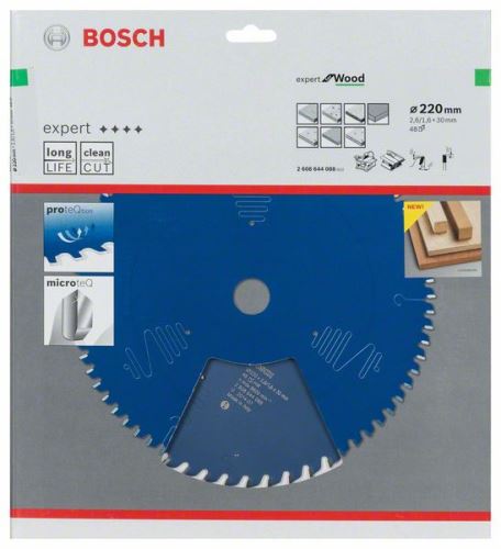 Pânză de ferăstrău BOSCH EX WO T 220x30-48 2608644088