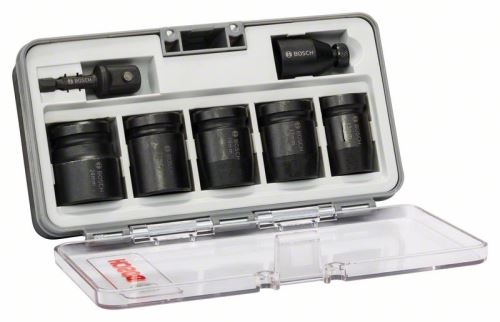 Set prize BOSCH 7 piese OK 13; OK 17; OK 19; OK 21; OK 24; 40 mm; 2 adaptoare 2608551029