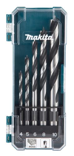 MAKITA set de burghie pentru lemn 5 buc 4/5/6/8/10 mm D-72861