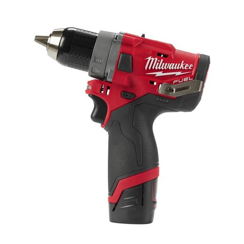 MILWAUKEE mașină de găurit cu acumulator M12 FDD-202X FUEL (2x 12 V/2,0 Ah) 4933459816