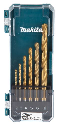 MAKITA set de burghie HSS-TiN Economic pentru metal 6 buc D-72833