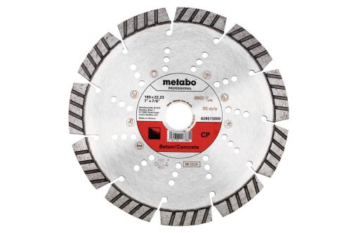 METABO Disc de tăiere diamant Dia-TS 180x22,23mm - CP, Beton, Profesional 628573000