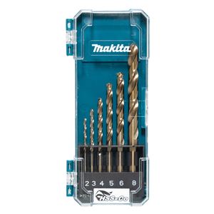 MAKITA set burghie metal HSS-Co 2,3,4,5,6,8 mm D-75758