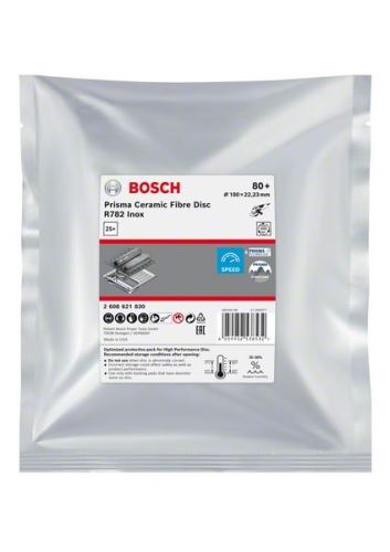 Disc fibră BOSCH EXPERT PRISMA R782,180,P80,25buc 2608621830