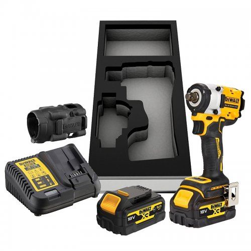 DEWALT șofer cu impact fără fir 18V 2x5.0Ah cu capac CFN DCF921P2G