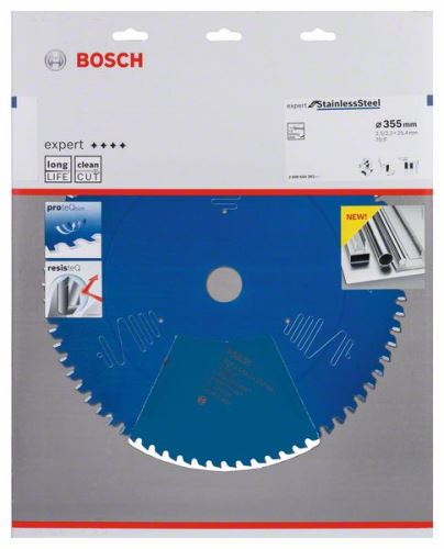 Pânză de ferăstrău circular BOSCH Expert pentru oțel inoxidabil 355 x 25,4 x 2,5 x 70 2608644283