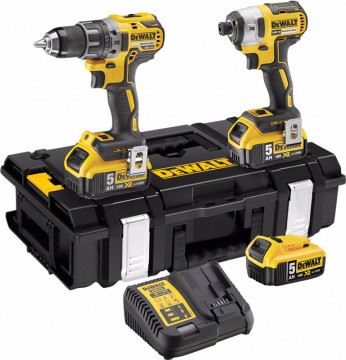 Set de scule DeWALT Combo baterie 18V 3x5.0 Ah DCK266P3