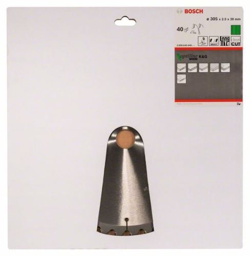 BOSCH Pânză de ferăstrău Optiline Wood 305 x 30 x 2,5 mm, 40 2608640440