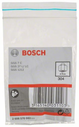 BOSCH Mandrină cu piuliță cu piuliță de strângere 3 mm 2608570082