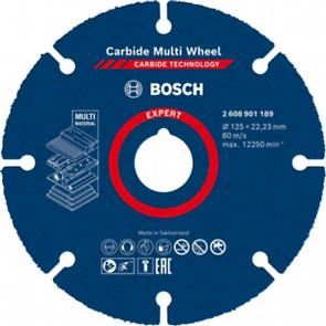 Disc de tăiere BOSCH EXPERT Carbid Multi Wheel 125mm 2608901189