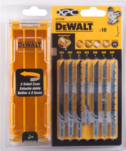 Set de lame de ferăstrău pentru lemn DeWALT XPC HCS (10 buc) DT2296