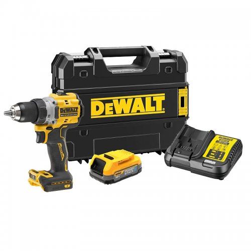 DeWALT Mașină de găurit cu acumulator 18V 1x1.7Ah POWERSTACK DCD800E1T