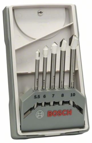 Set de găurit pentru țiglă BOSCH 5 piese CYL-9 Ceramic 5.5; 6,0; 7,0; 8,0; 10,0 mm 2608587170