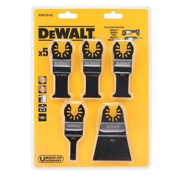 Set de pânze de ferăstrău DeWALT pentru unelte multiple (5 buc) DT20732