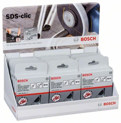 Set piulițe BOSCH SDS-Clic (15 buc) 2607019033