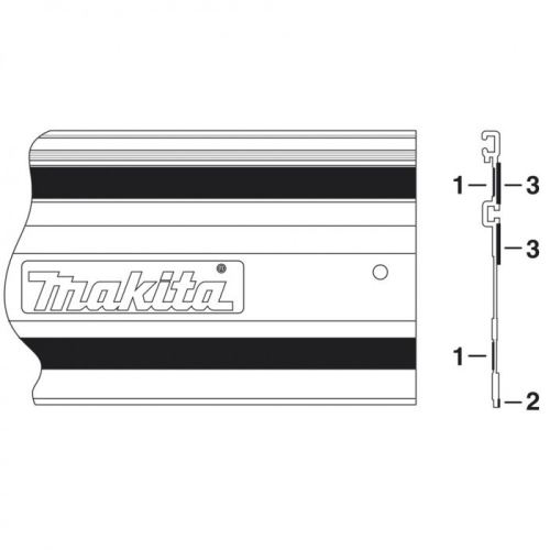 Bandă glisantă MAKITA pentru bară 1400 mm 413101-9