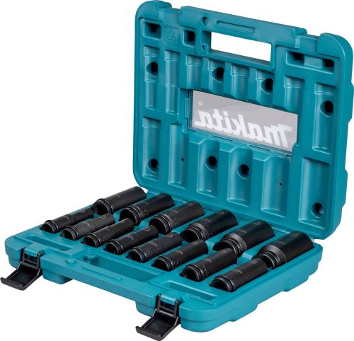 MAKITA set chei tubulare extinse 1/2" pătrat IMPACT BLACK 14 buc E-16586