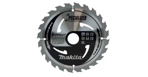 Pânză de ferăstrău MAKITA pentru lemn Efficut 190x1,45x30mm 24Z B-64191